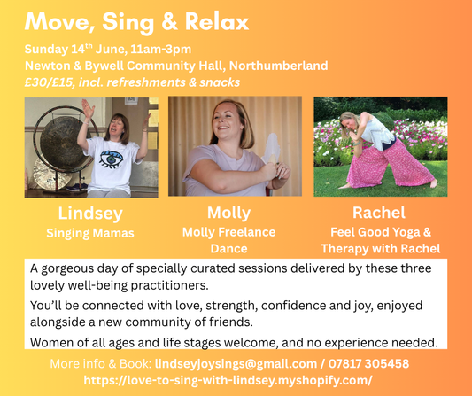 (Gen.Admission 18+) MOVE, SING & RELAX - Sunday 14th June 2026