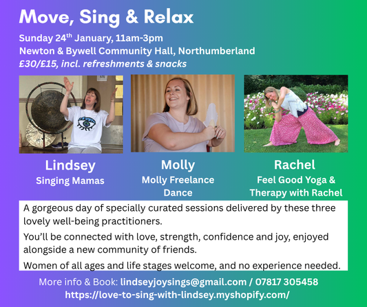 (Gen.admission 18+) MOVE, SING & RELAX - Sunday 24th January 2027